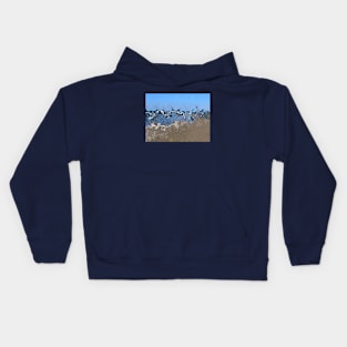 Waves on Sand Kids Hoodie